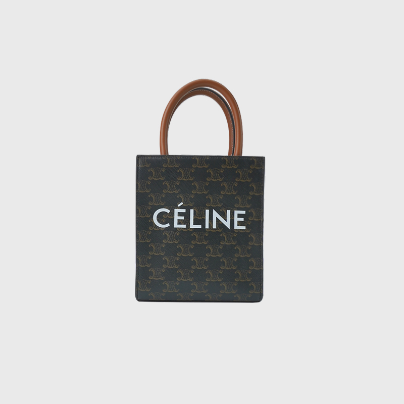 CABAS1迷你标志印花竖款手袋